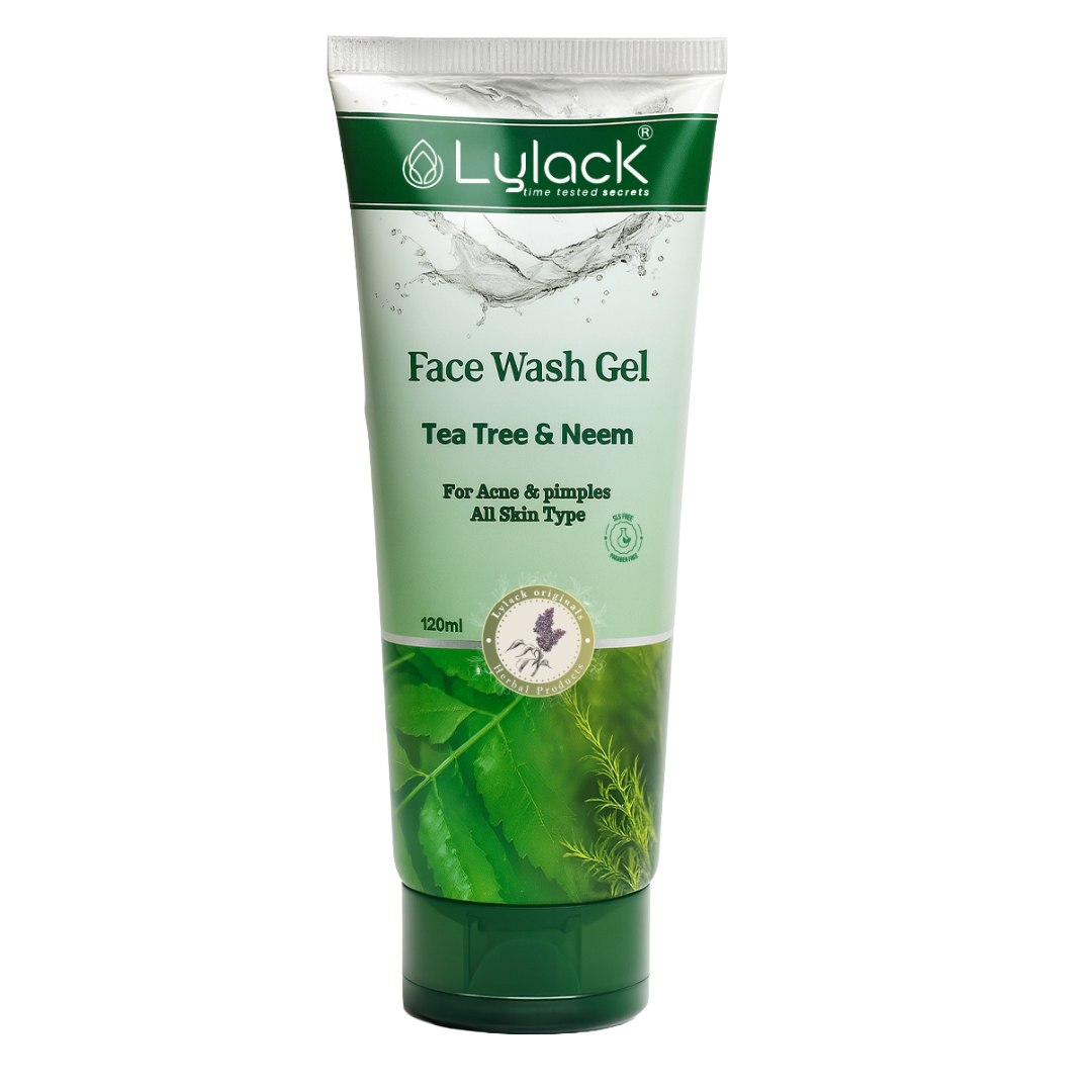LYLACK FACE WASH GEL 120 ML ( TEA TREE & NEEM )